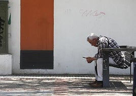 Un jubilado, en imagen de archivo.