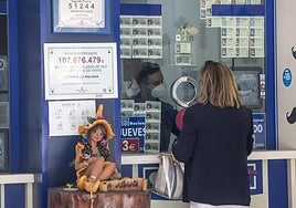 Una administración de Loterías y Apuestas del Estado en una imagen de archivo.