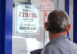 Administración de lotería vende premio millonario de la Primitiva. Imagen de archivo.