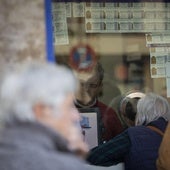 Una administración de lotería en una imagen de archivo.