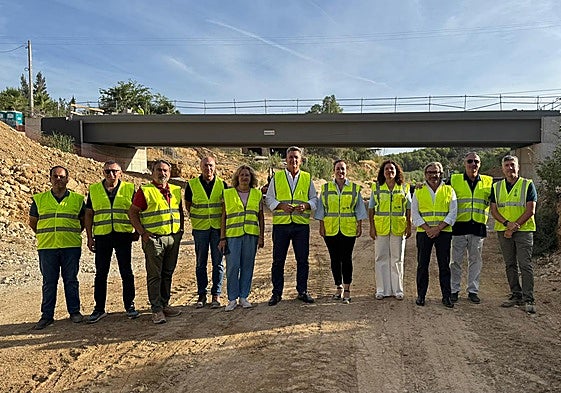 Visita a las obras en Godelleta.