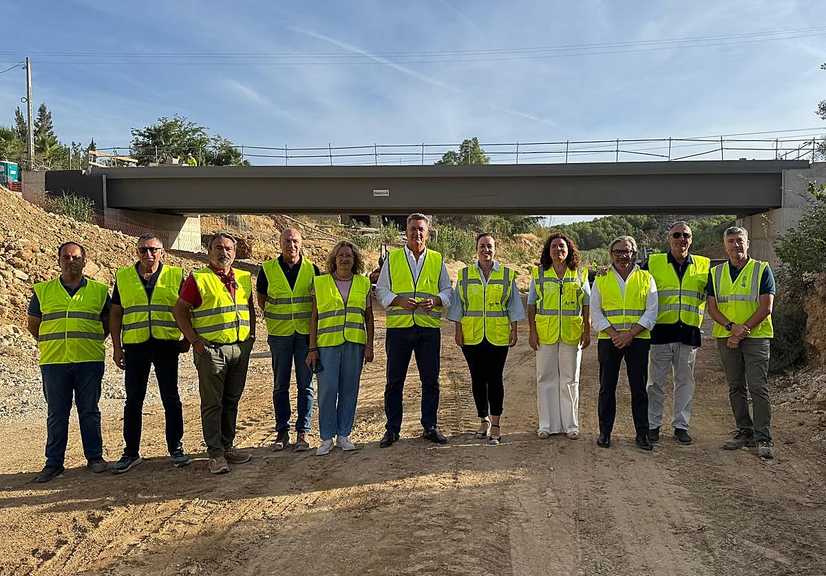 Visita a las obras en Godelleta.
