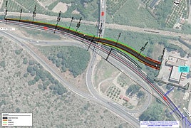 Proyecto de conexión del parque de bomberos de Gandia.