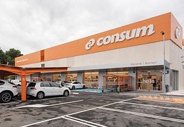 Un supermercado de la cadena Consum.