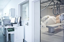 La zona de Radiología del Hospital de Dénia.