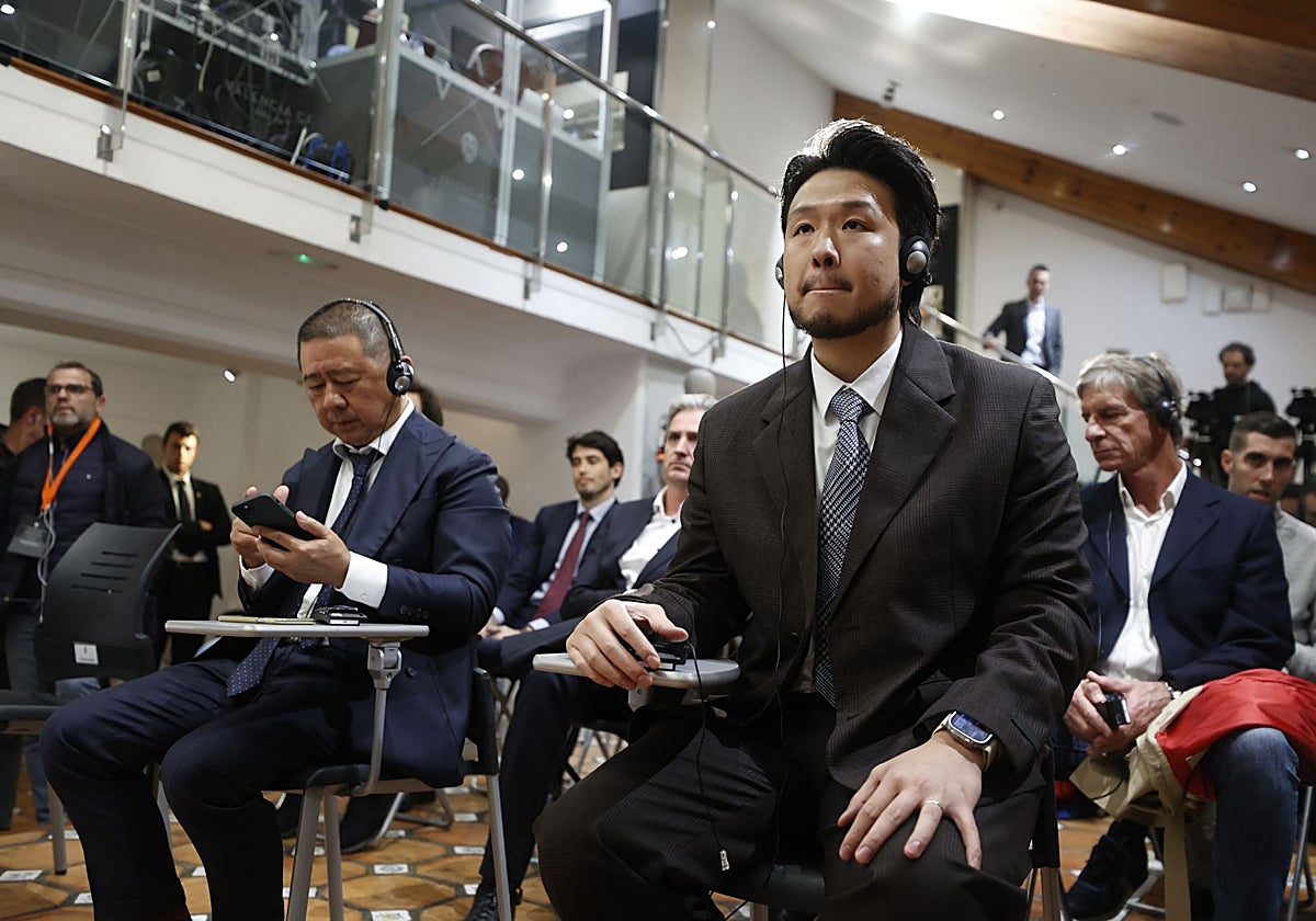 Kiat Lim, durante una Junta del Valencia.