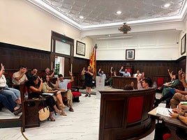 Pleno de Sagunto.