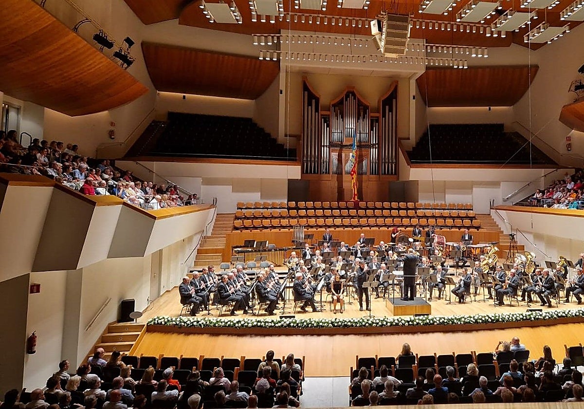 Actuación de la Banda Sinfónica Municipal de Valencia.