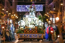 Cabalgata de Reyes en Valencia.