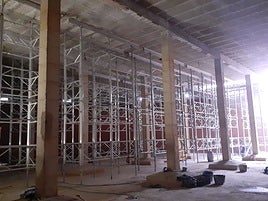 Las obras en el depósito de Corralets.