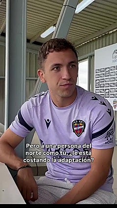 Jon Ander Olasagasti, uno de los nuevos fichajes del Levante, sobre su adaptación a Valencia