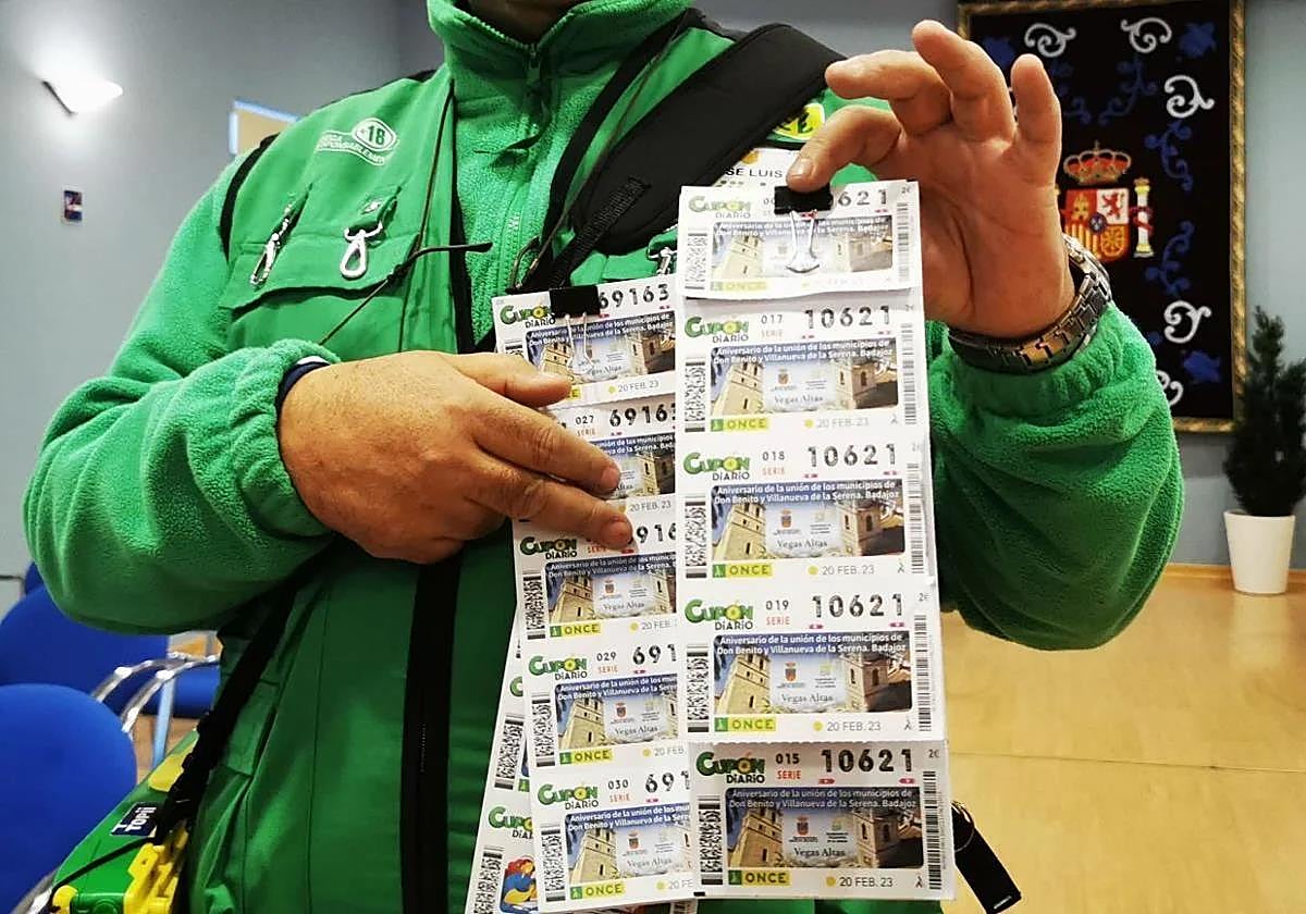 Un quiosco de la ONCE en una imagen de archivo.