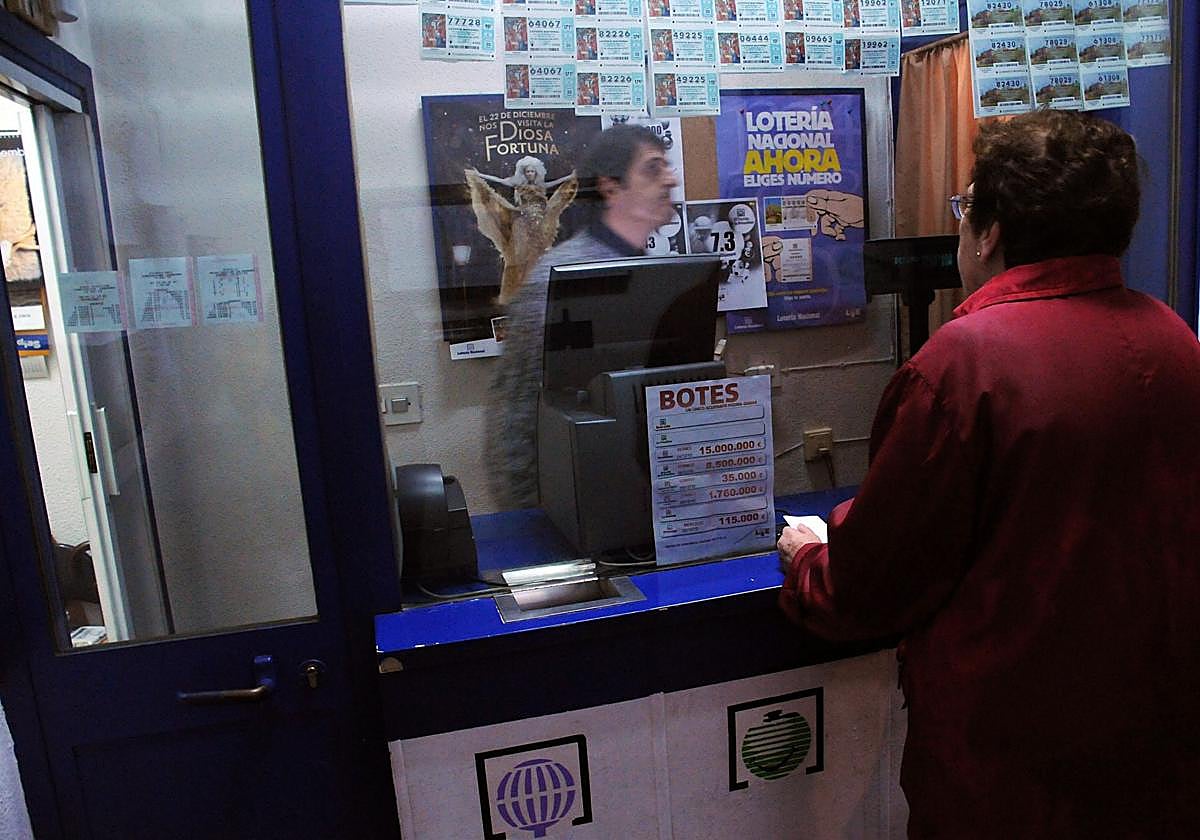 Una administración de Loterías y Apuestas del Estado, imagen de archivo.