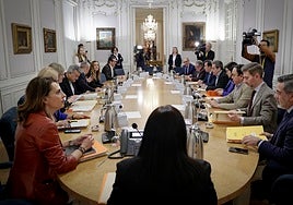 Mesa y Junta de Síndics de Les Corts.