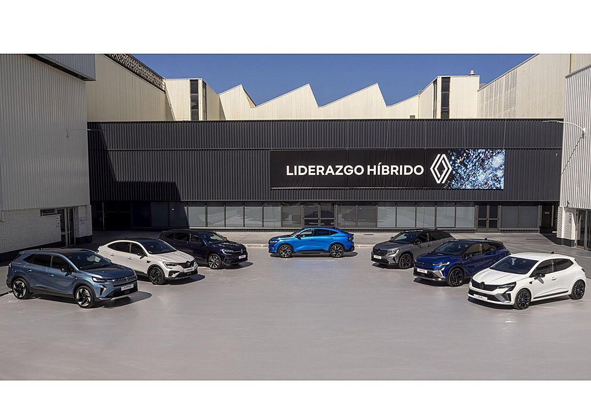 Cinco de los siete modelos híbridos de Renault se producen en España y suponen casi la mitad de las ventas de la marca.