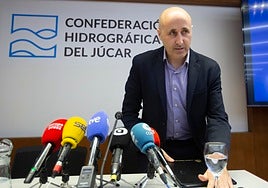 El presidente de la CHJ, Miguel Polo, en una imagen de archivo.