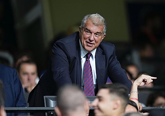 Joan Laporta, presidente del FC Barcelona.