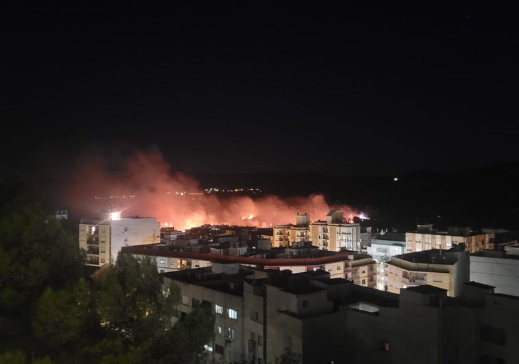 Declarado un incendio forestal en Buñol