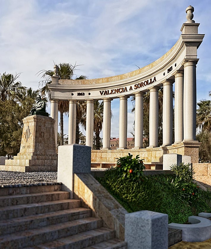 Imagen secundaria 2 - Recreaciones virtuales del munumento a Sorolla.