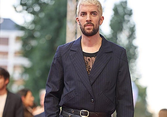 David Broncano, a su llegada a la gala de clausura del Festival de Televisión de Vitoria.