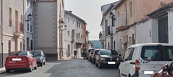 La Plaza de la Iglesia, en Aielo de Rugat.