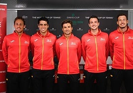 La selección española de tenis elegida para el cruce de Copa Davis ante Dinamarca.