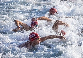 Búscate en la Travesía a nado del Puerto de Valencia de este sábado