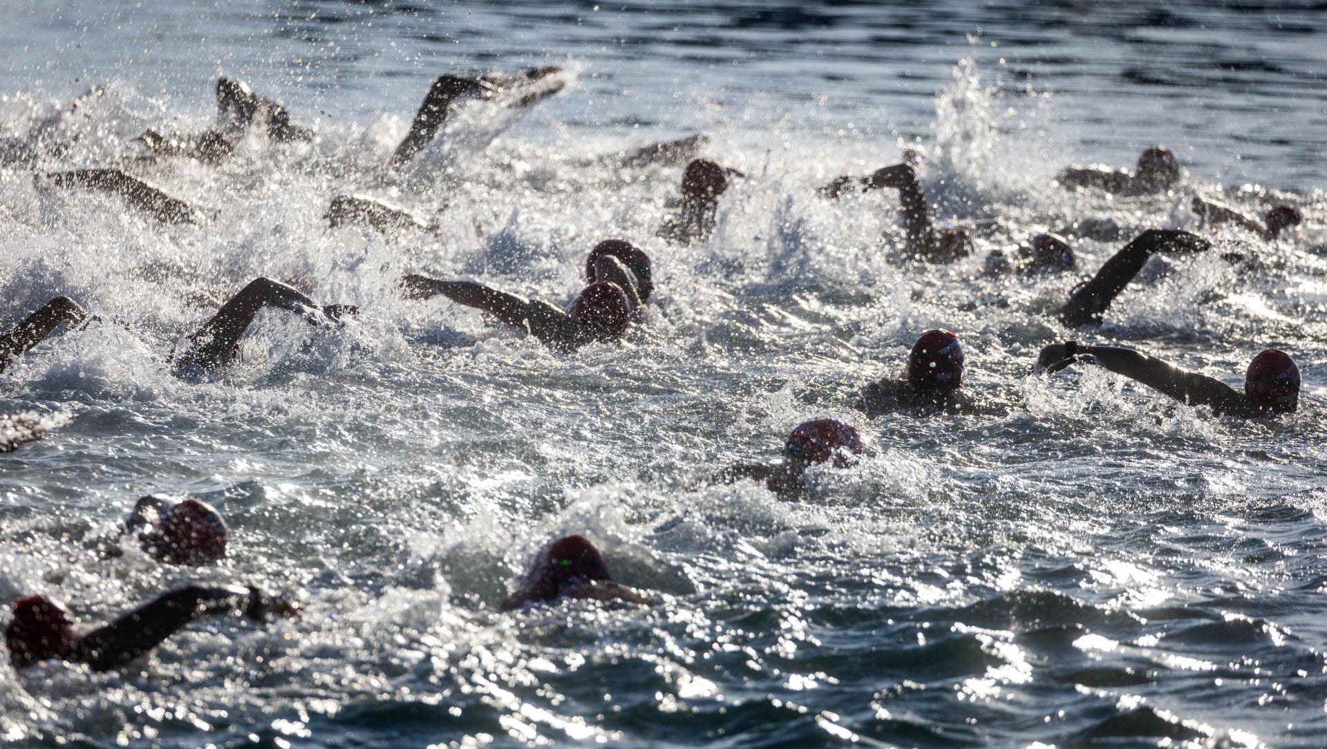 Búscate en la Travesía a nado del Puerto de Valencia de este sábado