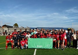 Foto previa al partido.