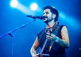 Camilo durante el concierto.