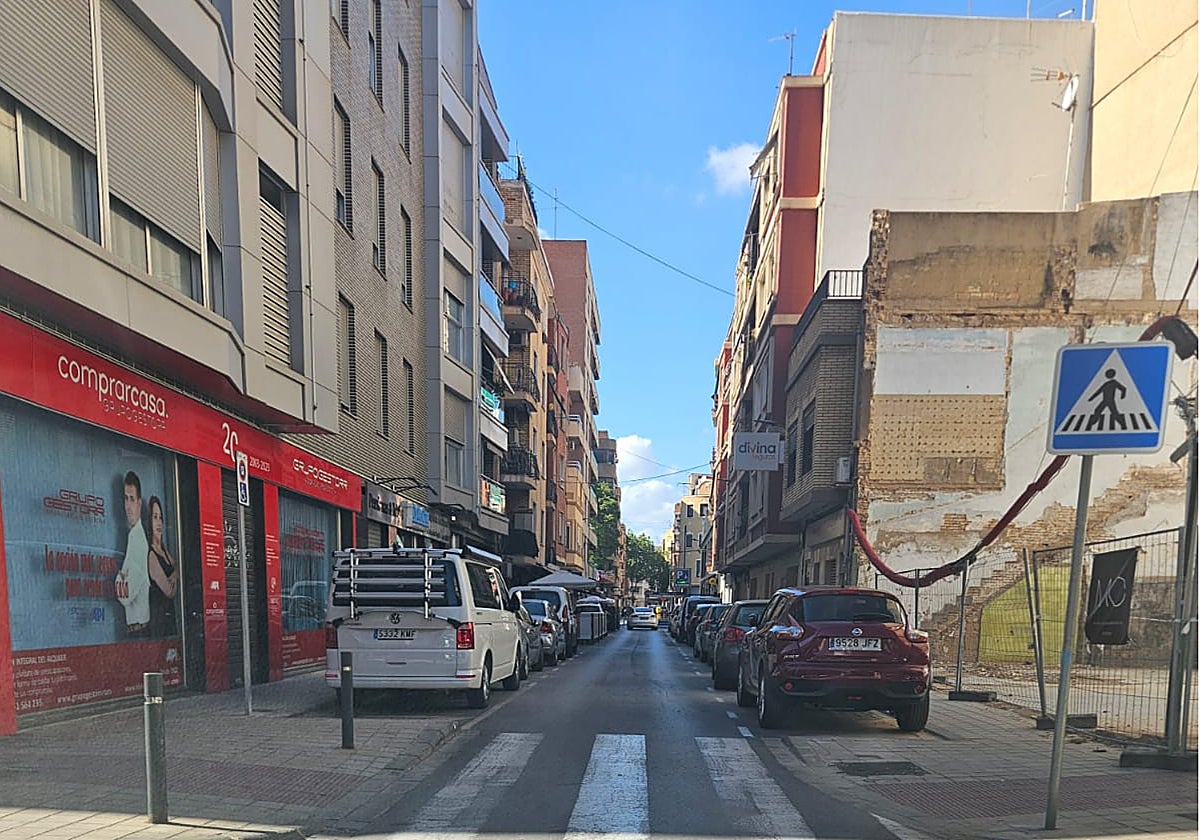 El paso de peatones donde fue atropellada la mujer.