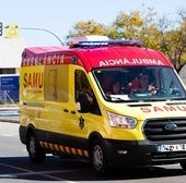 Ambulancia del SAMU, en imagen de archivo.