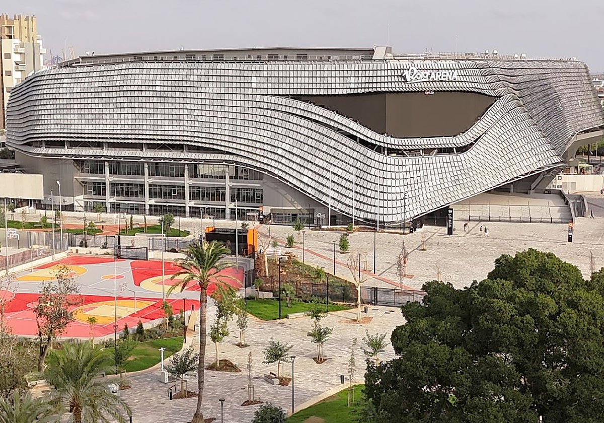 Exterior del Roig Arena.