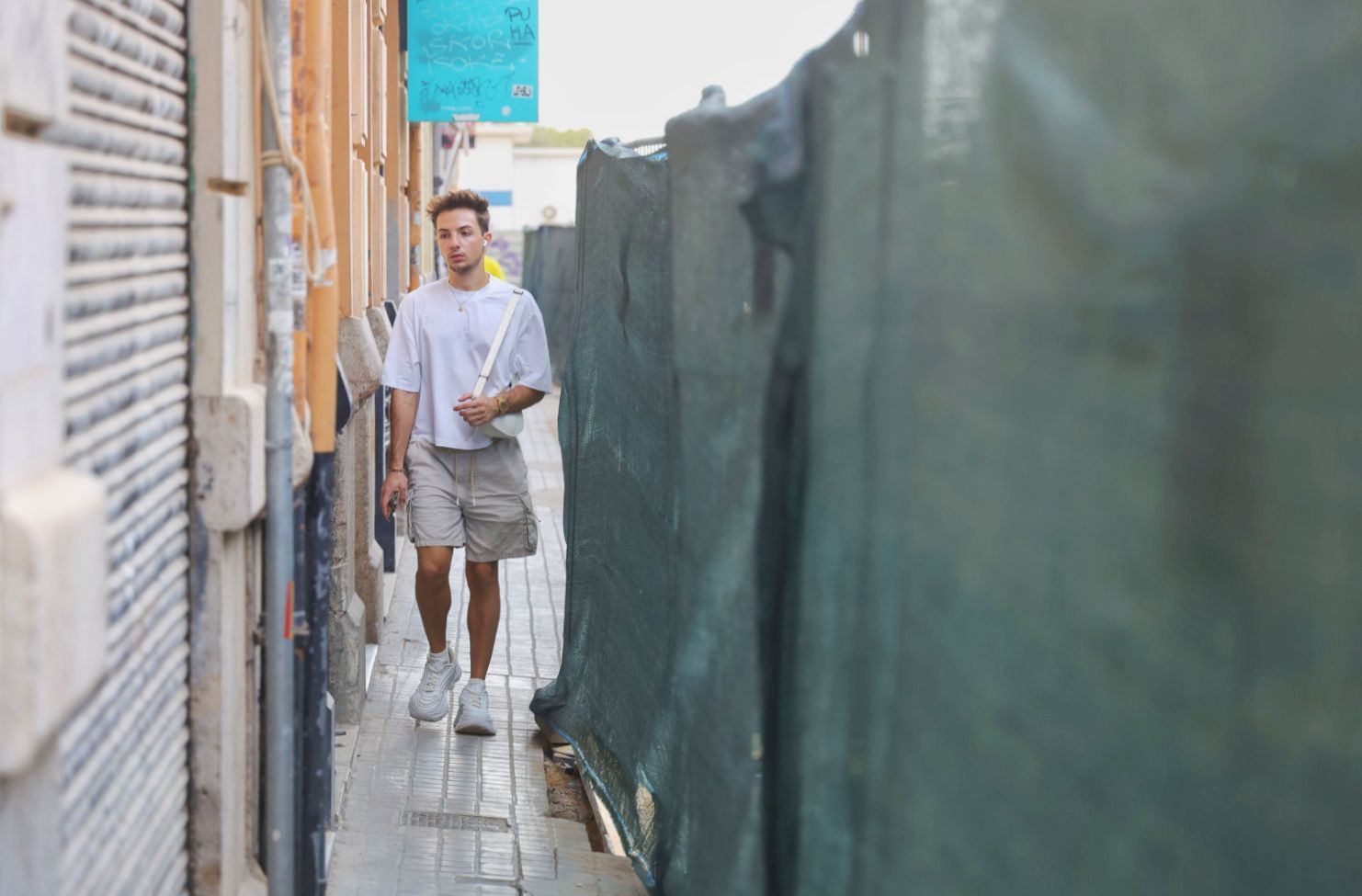Obras en la calle Alicante de Valencia