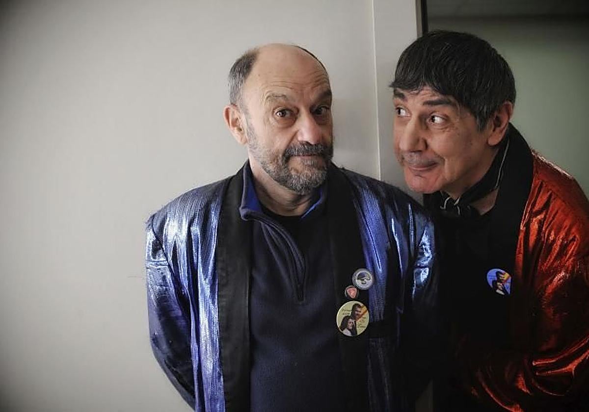 Javier Cansado y su compañero Carlos Faemino.