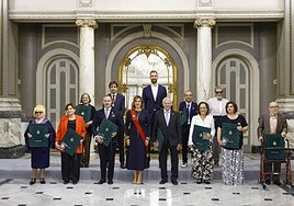 Galardonados el pasado año días antes del 9 d'Octubre.