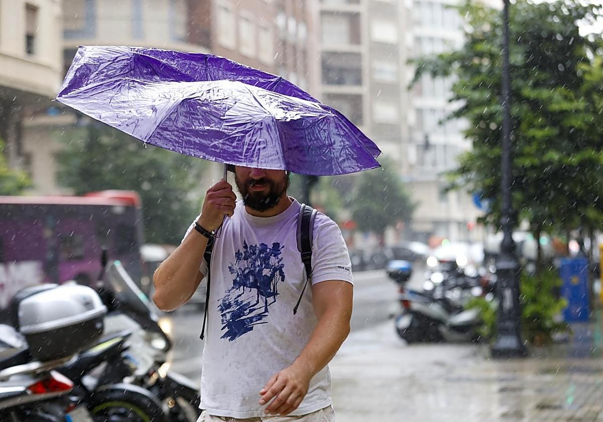 Lluvias en Valencia.
