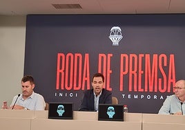 Enric Carbonell, en la presentación de la temporada.