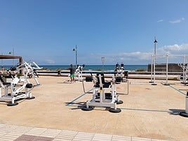 Gimnasio al aire libre en El Perelló.