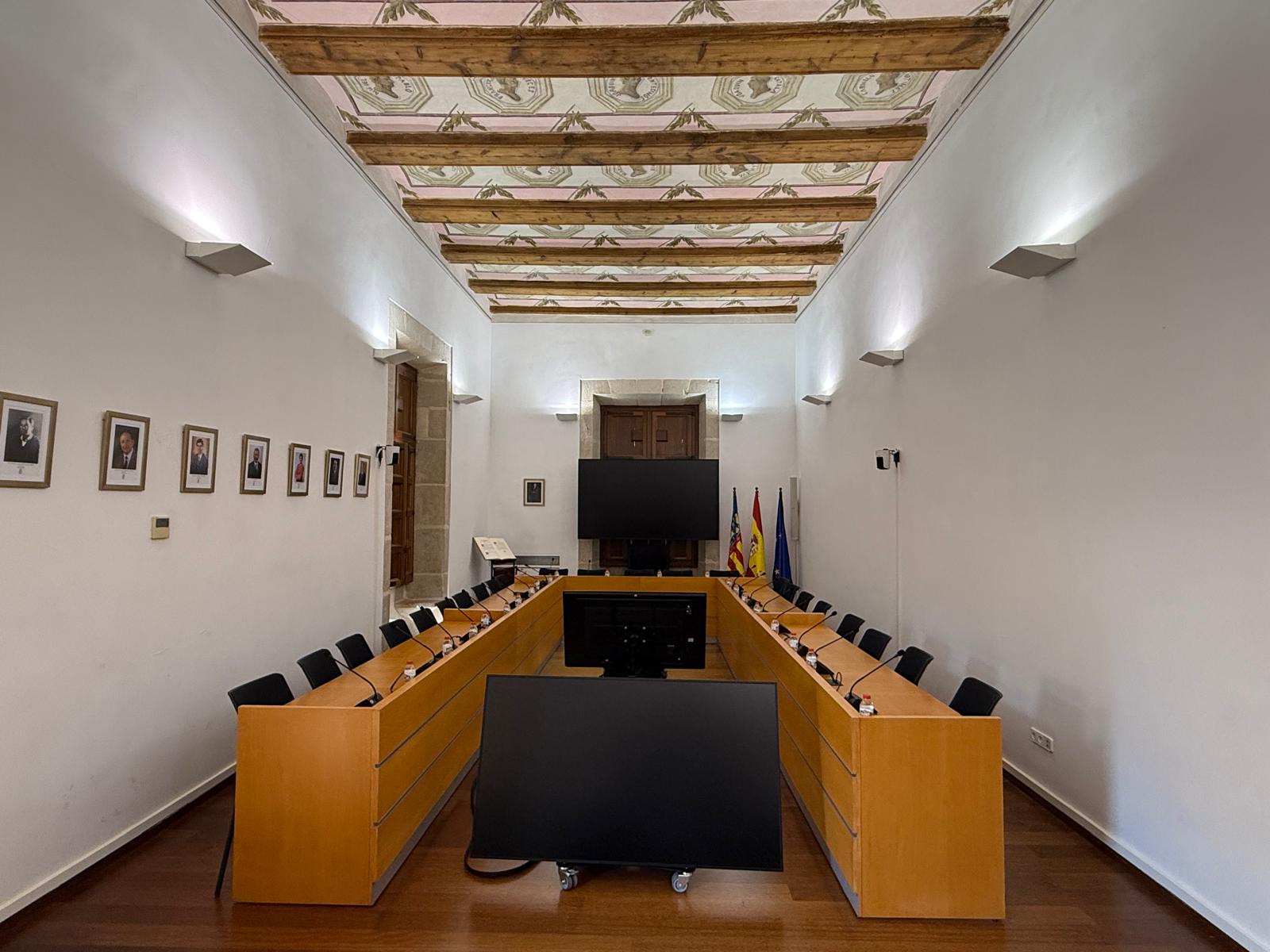 Nuevo salón de plenos.