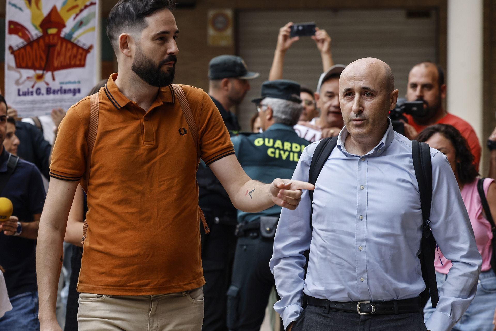 FOTOS | El presidente de la CHJ ante la jueza de la dana