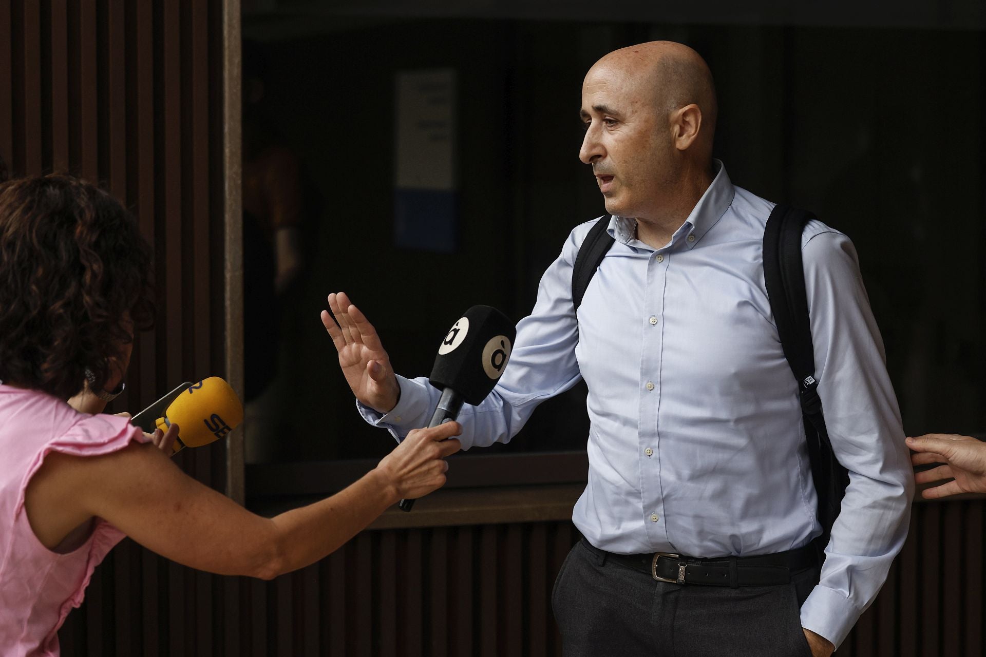 FOTOS | El presidente de la CHJ ante la jueza de la dana