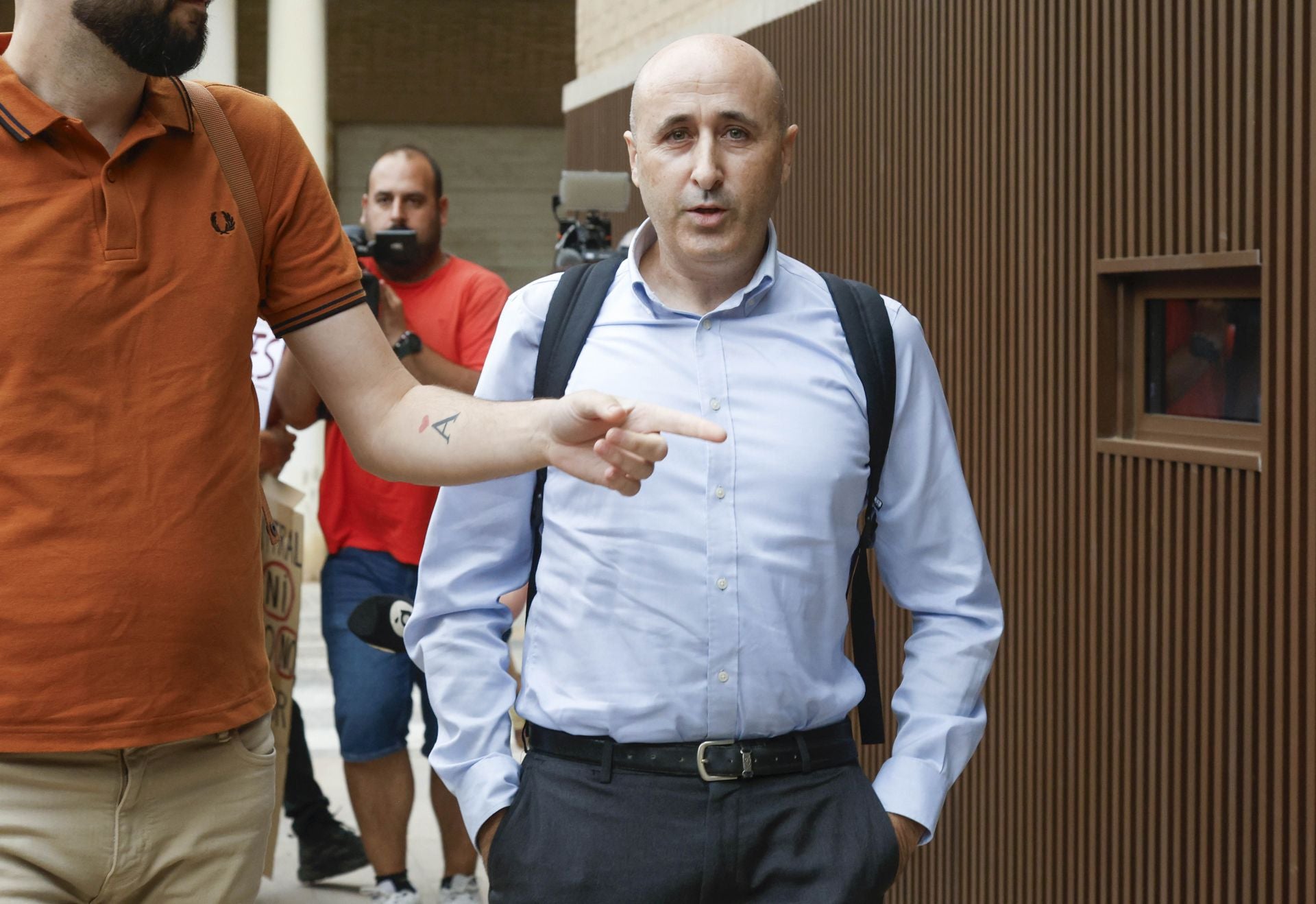 FOTOS | El presidente de la CHJ ante la jueza de la dana