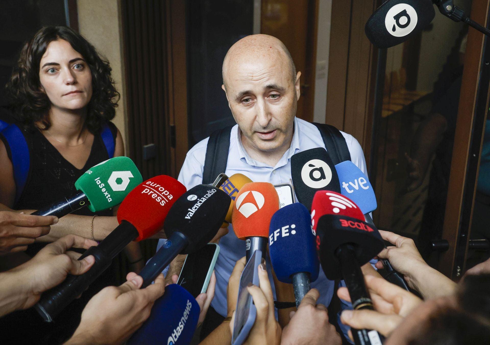 FOTOS | El presidente de la CHJ ante la jueza de la dana