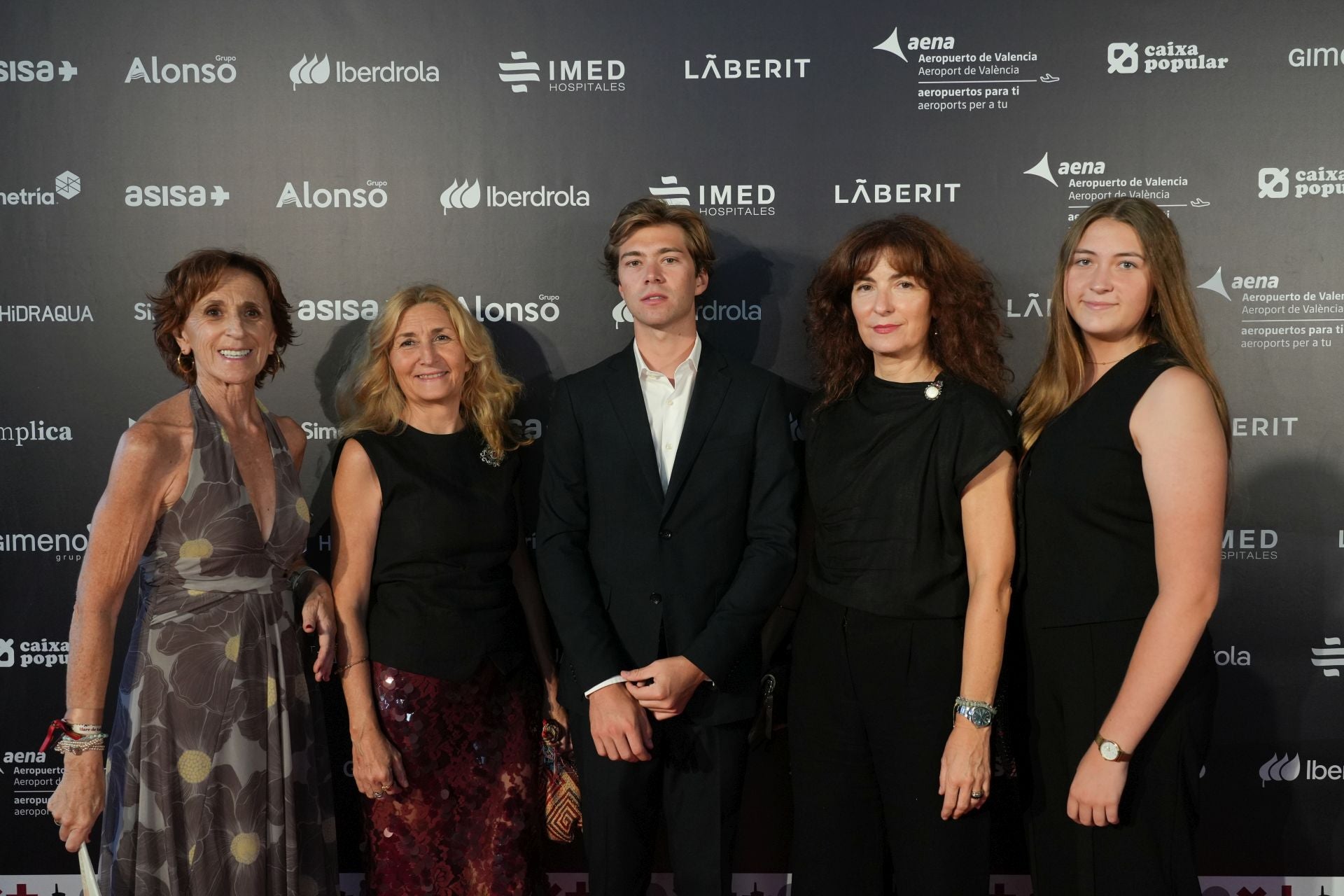 Vanessa Peris, Pablo Gateau, Chloe Gateau y Amaya Peris.