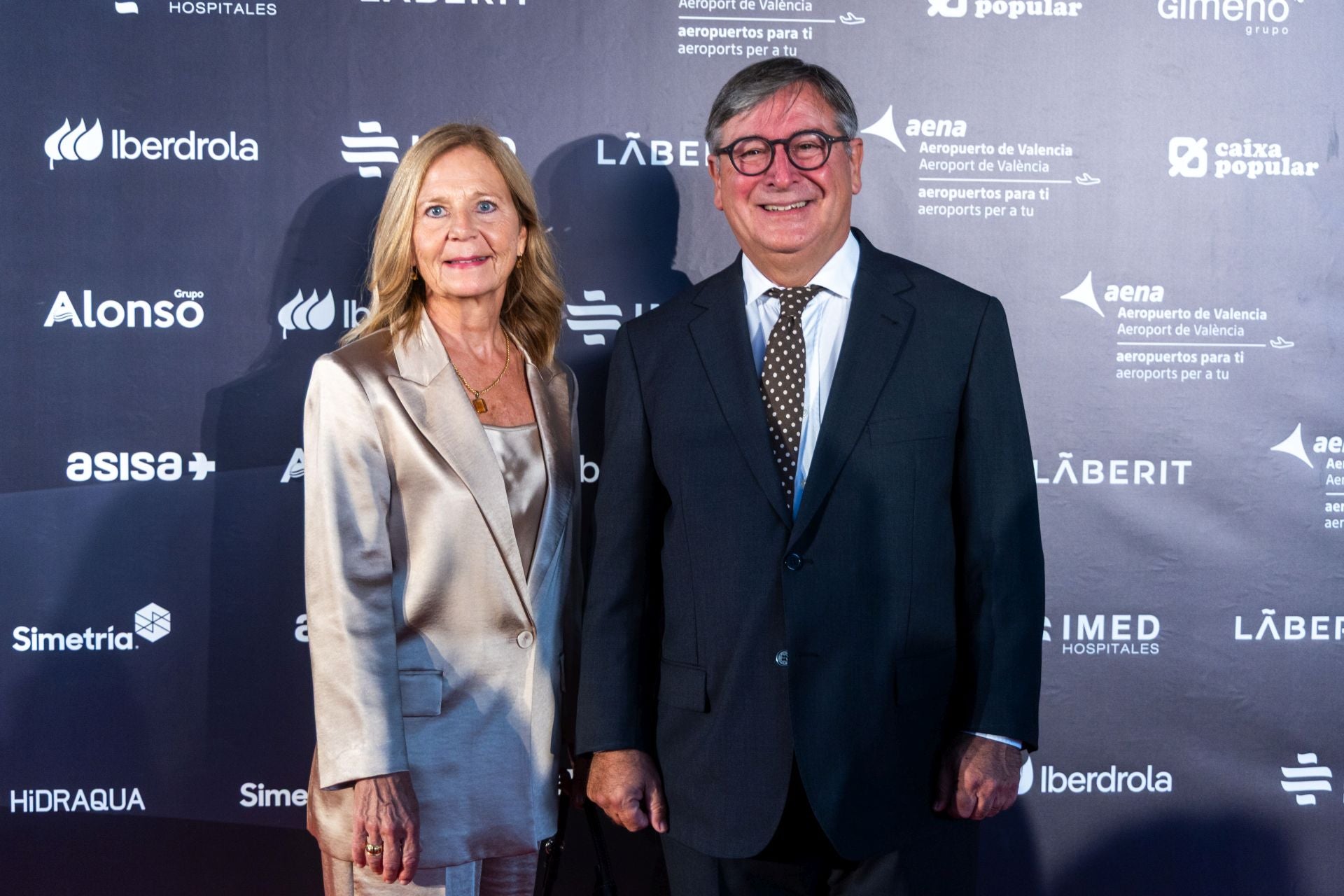 Cristina Buch y su marido, Andrés Goerlich, presidente de la Fundación Goerlich.