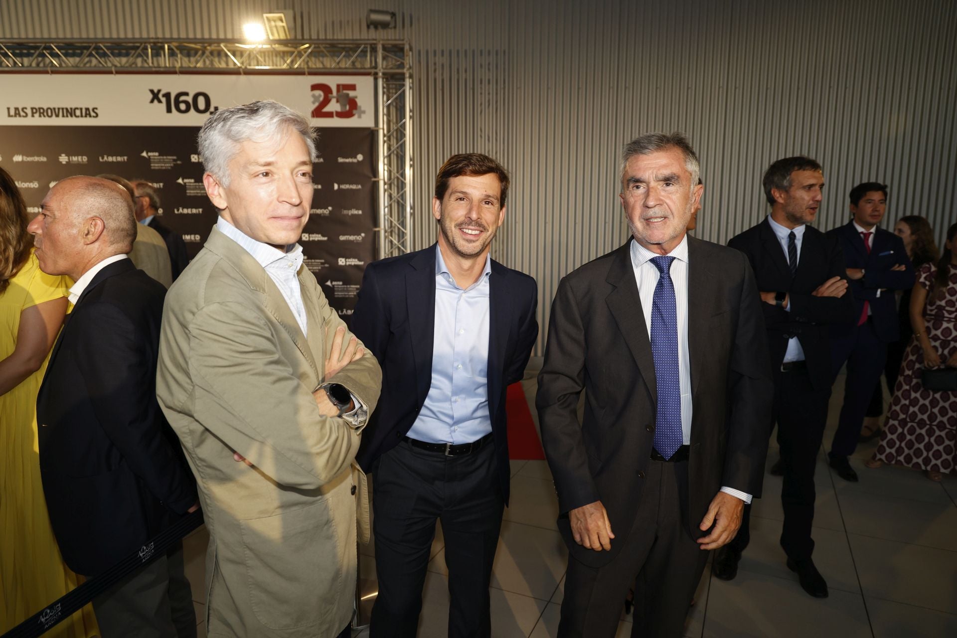 Fernando Sánchez, director de Gestión Comercial Regional de Vocento Medios, Miguel Ángel Fernández, director general de Vocento Medios e Iñaki Arechabaleta, ex consejero delegado de Vocento, 