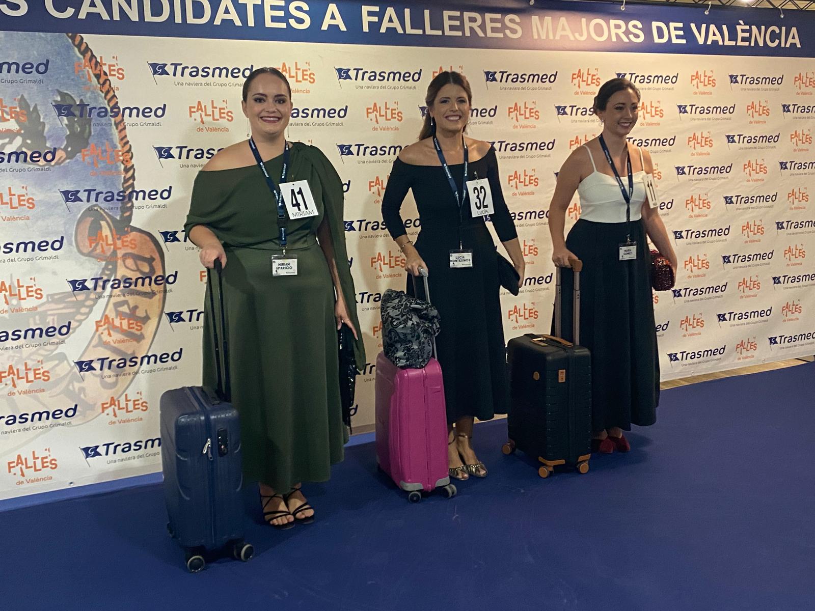 FOTOS | Las candidatas a fallera mayor de Valencia 2025 ponen rumbo a Mallorca