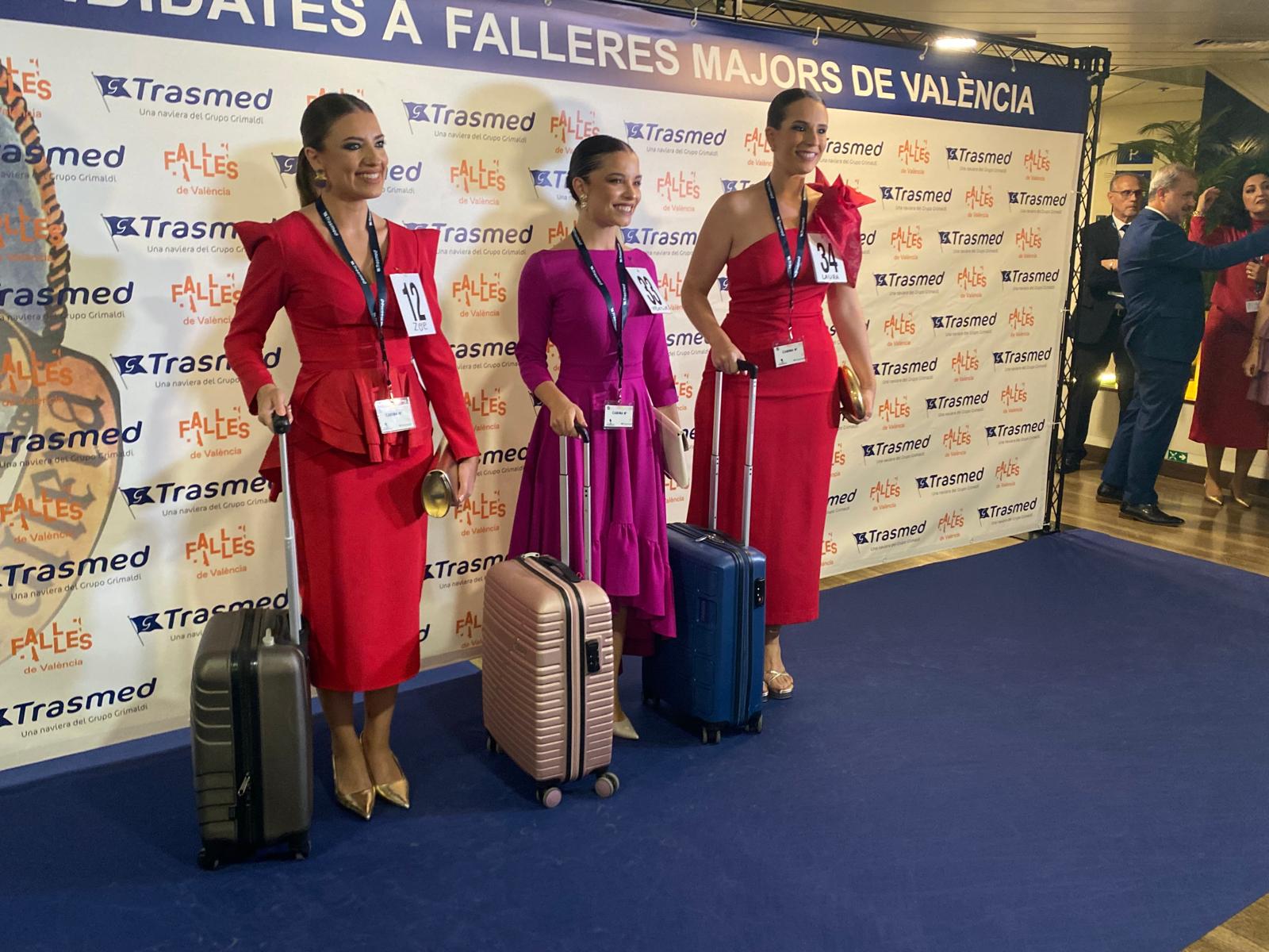 FOTOS | Las candidatas a fallera mayor de Valencia 2025 ponen rumbo a Mallorca