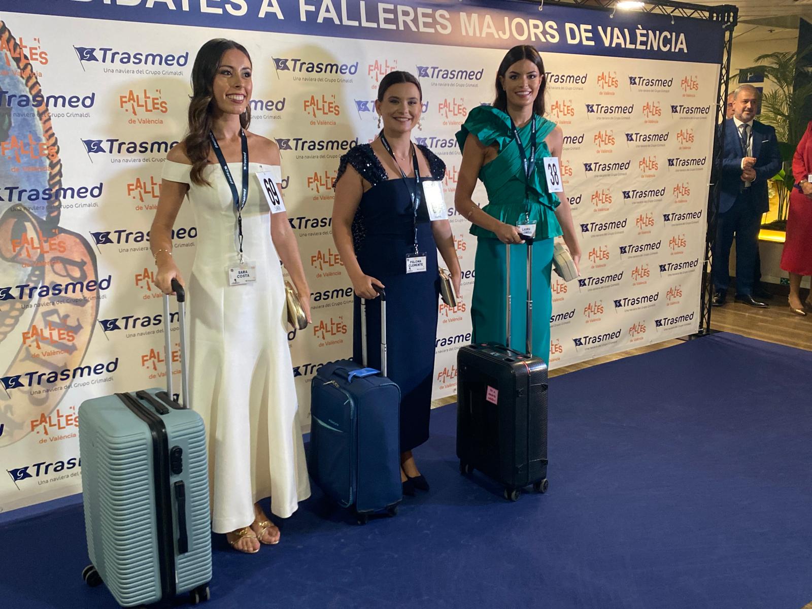 FOTOS | Las candidatas a fallera mayor de Valencia 2025 ponen rumbo a Mallorca